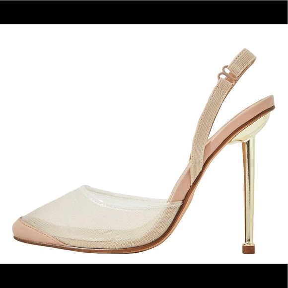 Nude mesh pointed heel - Picture 4 of 4
